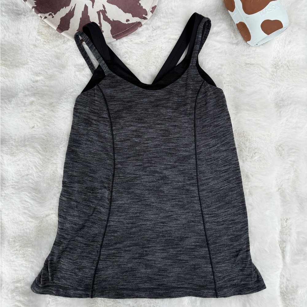 Women's lululemon athletica Gray tank top heathered